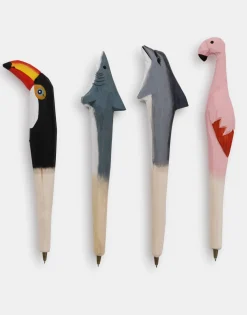 Bolígrafo Animales Madera