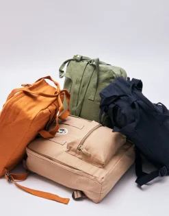 Mochila Cuadrada Canvas Lavado