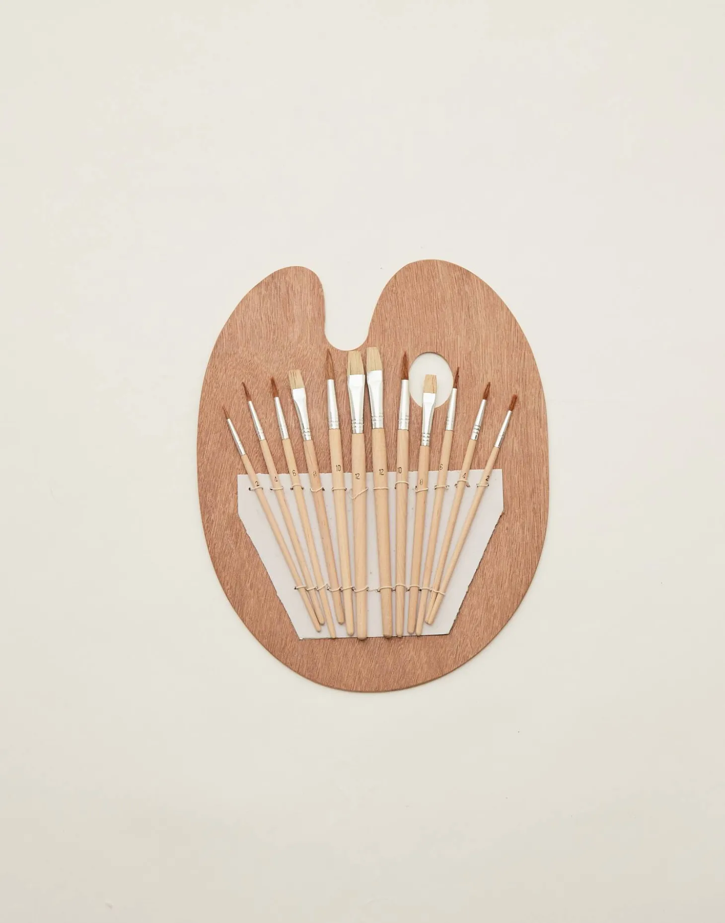 Paleta Con 12 Pinceles