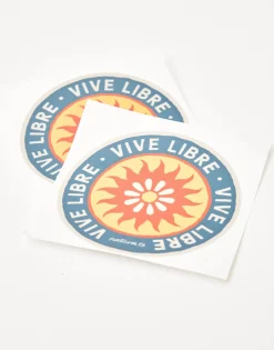 Pegatina Vive Libre