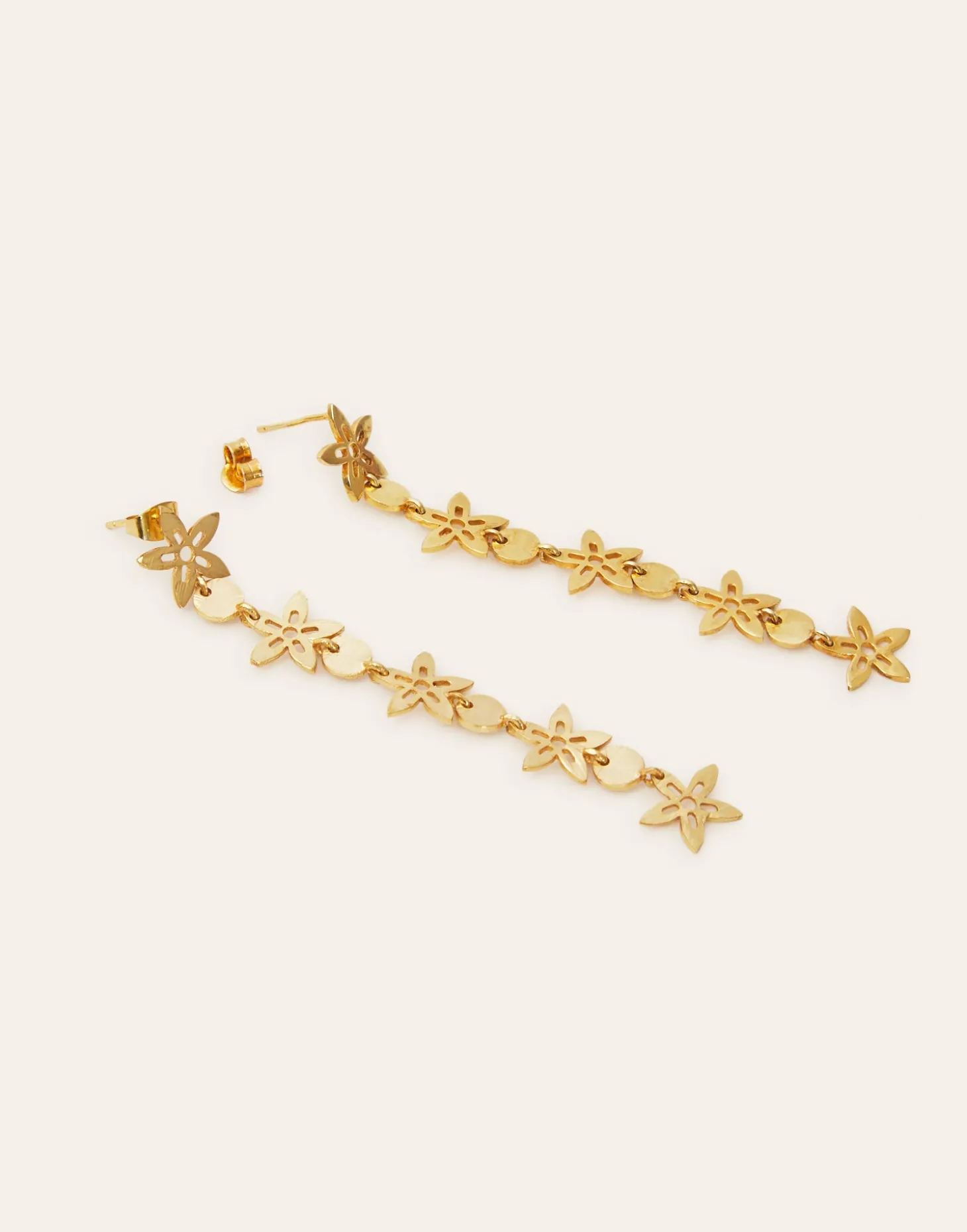 Pendientes Largos Flor
