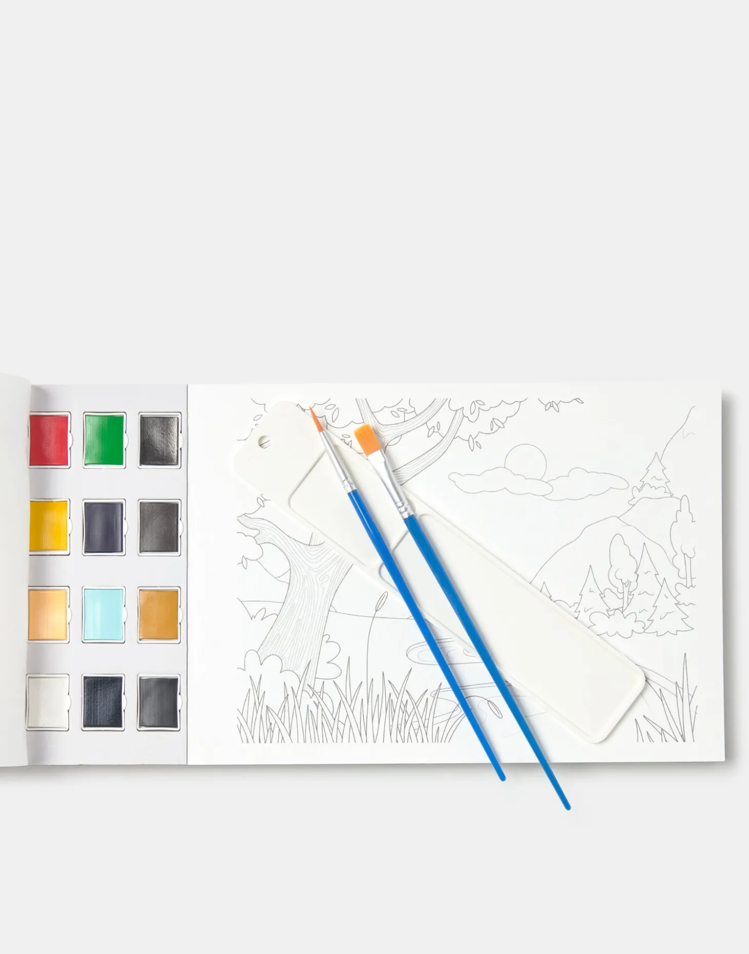 Set Libro Para Acuarela Y Acuarelas