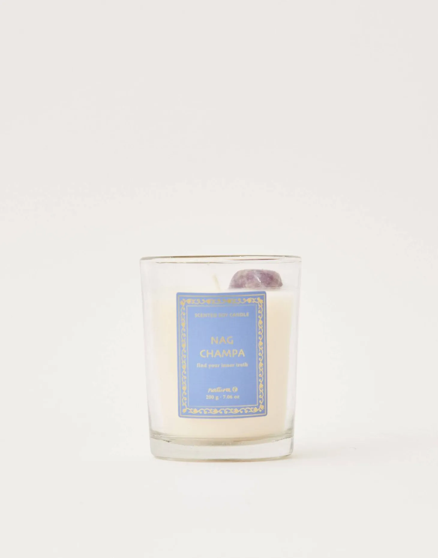 Vela Boho Organics Con Piedra 200gr